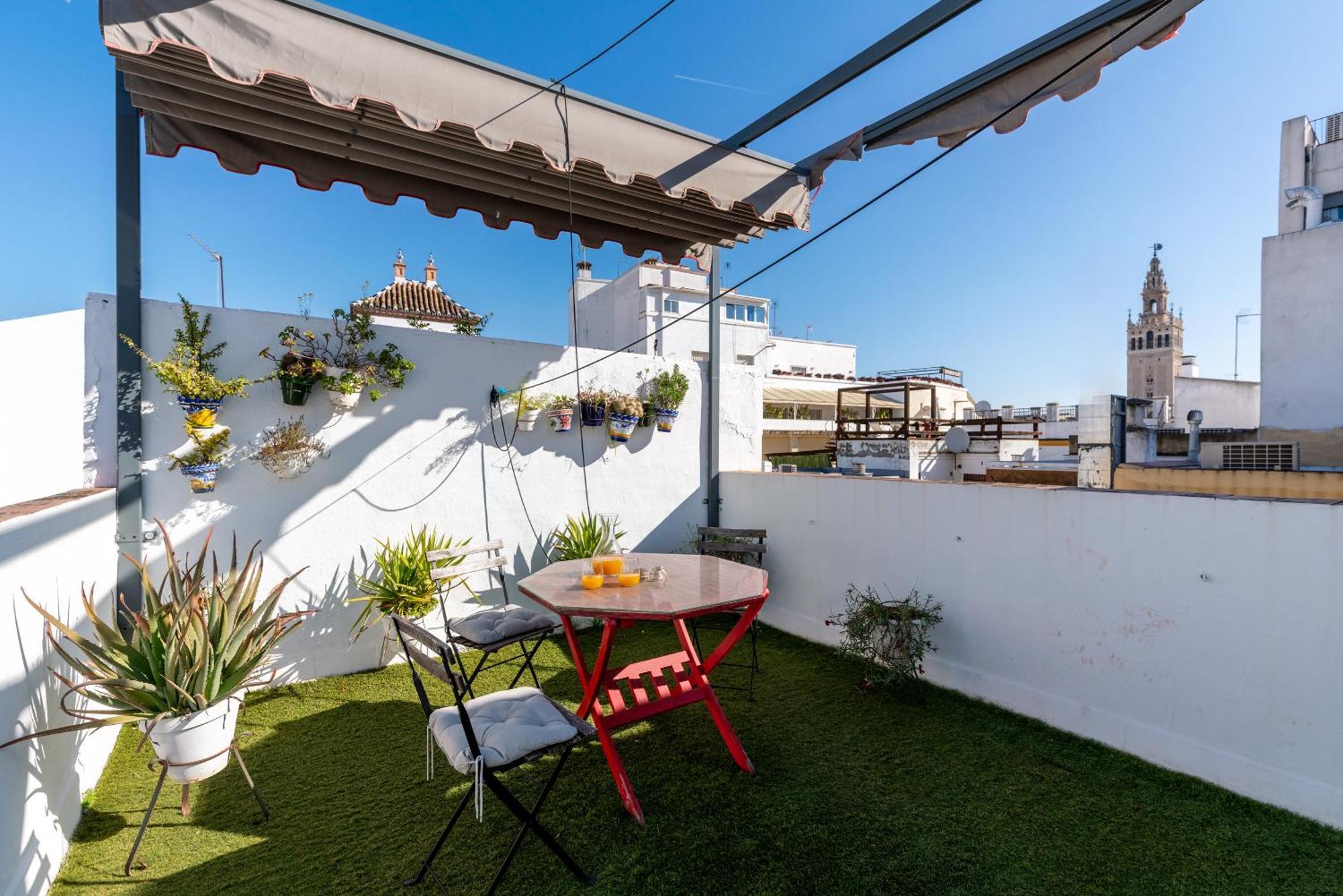 Apartamento Ch7 Plaza San Francisco Con Terraza Compartida *