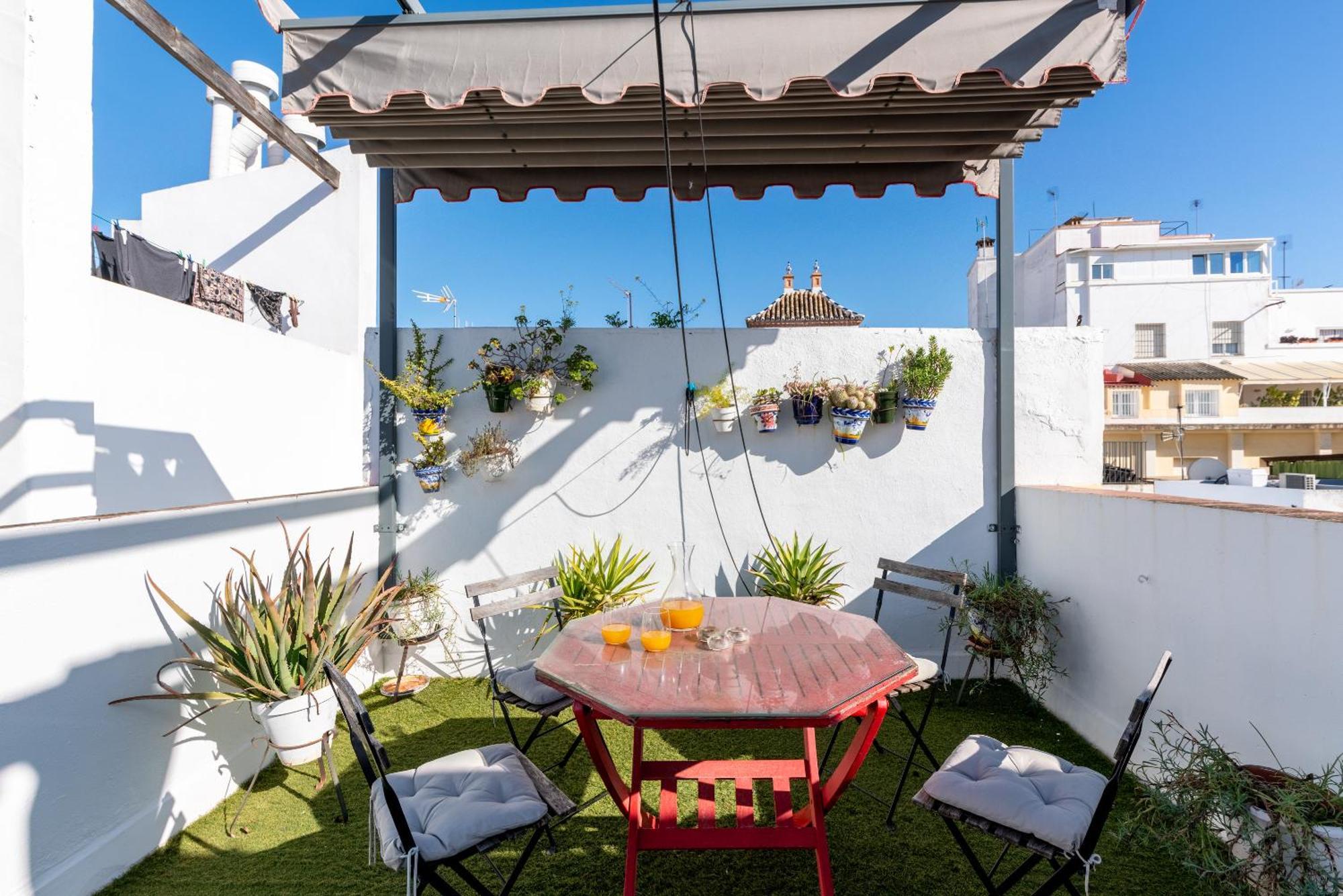 Apartamento Ch7 Plaza San Francisco Con Terraza Compartida Sevilla
