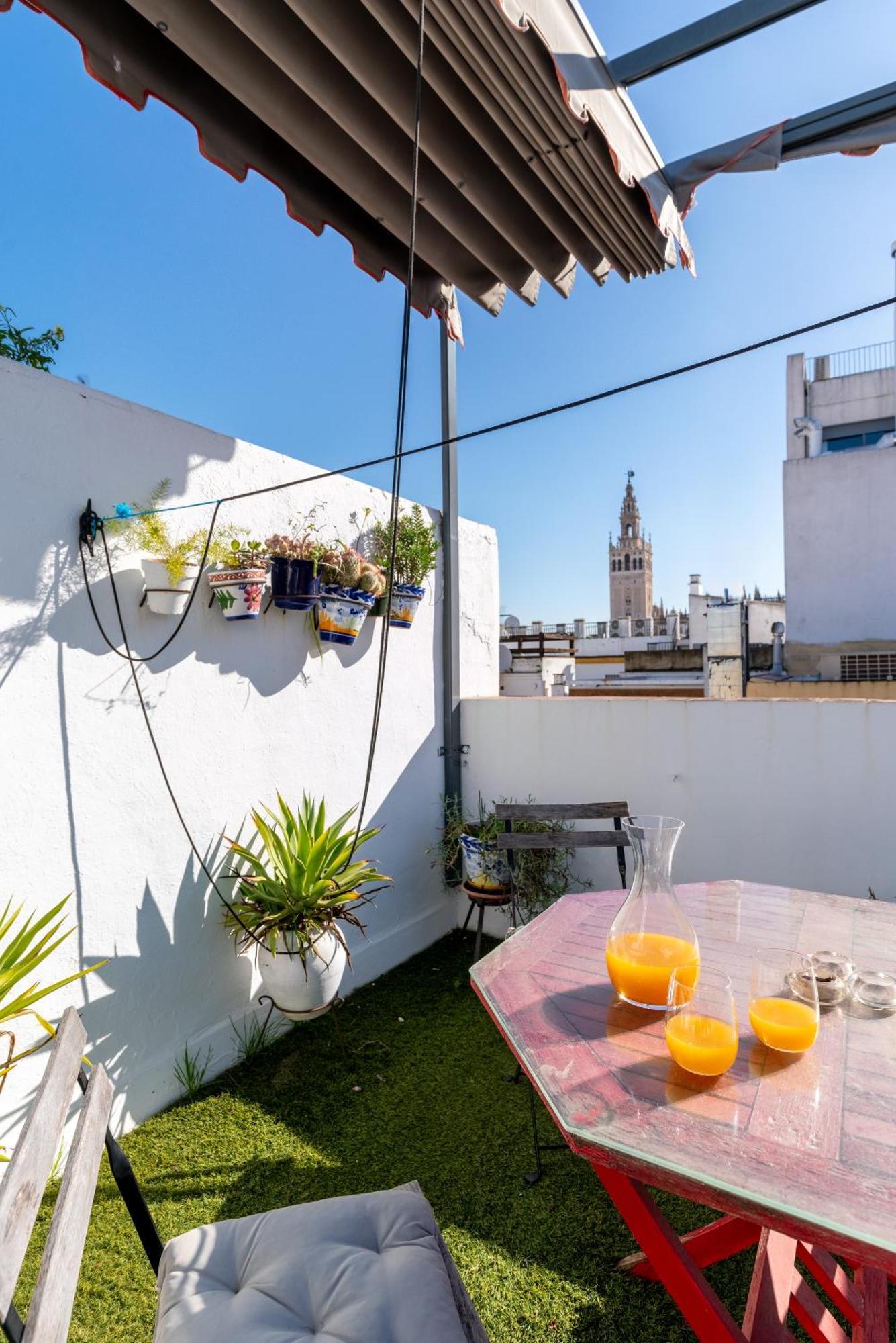 Apartamento Ch7 Plaza San Francisco Con Terraza Compartida Sevilla